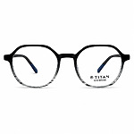 Round Black Gradient Lightweight Eyeglasses (1)