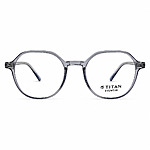 Round Transparent Grey Lightweight Eyeglasses (1)