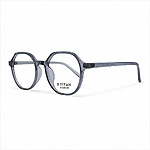Round Transparent Grey Lightweight Eyeglasses (2)