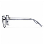 Round Transparent Grey Lightweight Eyeglasses (3)
