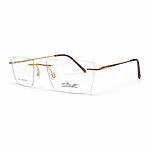 Silhouette Classic Rimeless Golden Eyeglasses (2)