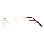 Silhouette Classic Rimeless Golden Eyeglasses (3)