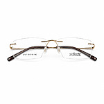 Silhouette Classic Rimeless Golden Eyeglasses (5)