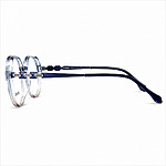 Soft Hexagonal Ladies Lightweight Blue Gradient Eyeglasses (3)