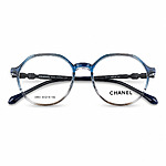 Soft Hexagonal Ladies Lightweight Blue Gradient Eyeglasses (4)