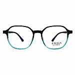 Soft Square Black & Blue Gradient Lightweight Eyeglasses (1)