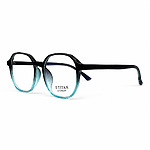 Soft Square Black & Blue Gradient Lightweight Eyeglasses (2)