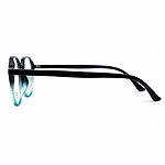 Soft Square Black & Blue Gradient Lightweight Eyeglasses (3)