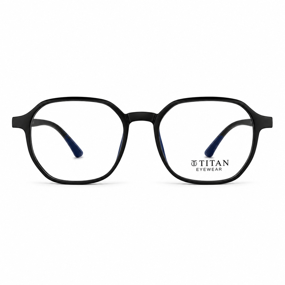 Soft Square Black Lightweight Eyeglasses (1)