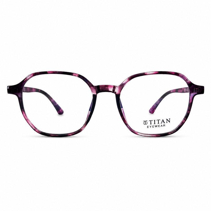 Soft Square Purple Gradiant Lightweight Eyeglasses (1)