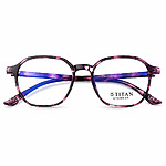 Soft Square Purple Gradiant Lightweight Eyeglasses (4)