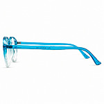 Soft Square Transparent Blue Gradient Lightweight Eyeglasses (3)