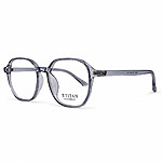 Soft Square Transparent Grey Lightweight Eyeglasses (2)