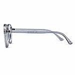 Soft Square Transparent Grey Lightweight Eyeglasses (3)