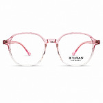 Soft Square Transparent Pink Lightweight Eyeglasses (1)