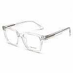 Tomford Transparent White Soft Square Eyeglasses (3)