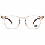 Classic Rectangular Brown Transparent Eyeglasses (2)