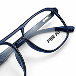 Freefly Aviator Blue Eyeglasses