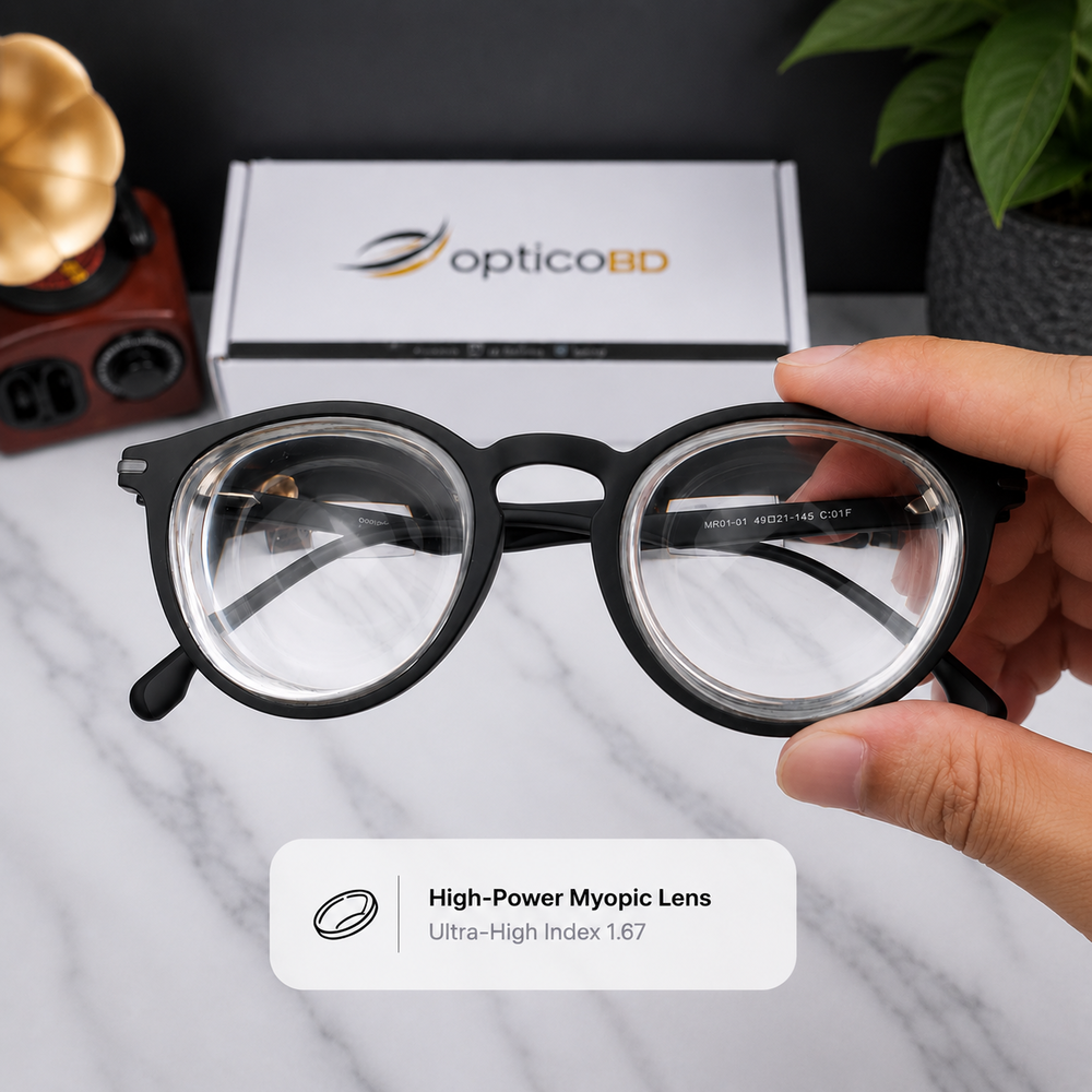 High Power Myopic Lens (ultra High Index 1.67) (3)