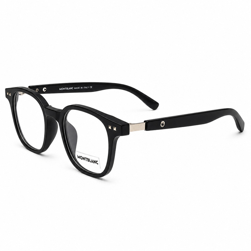 Montblanc Soft Square Black Eyeglasses (3)
