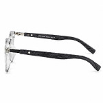 Montblanc Soft Square Grey Transparent Eyeglasses (4)