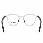 Montblanc Soft Square Grey Transparent Eyeglasses (5)