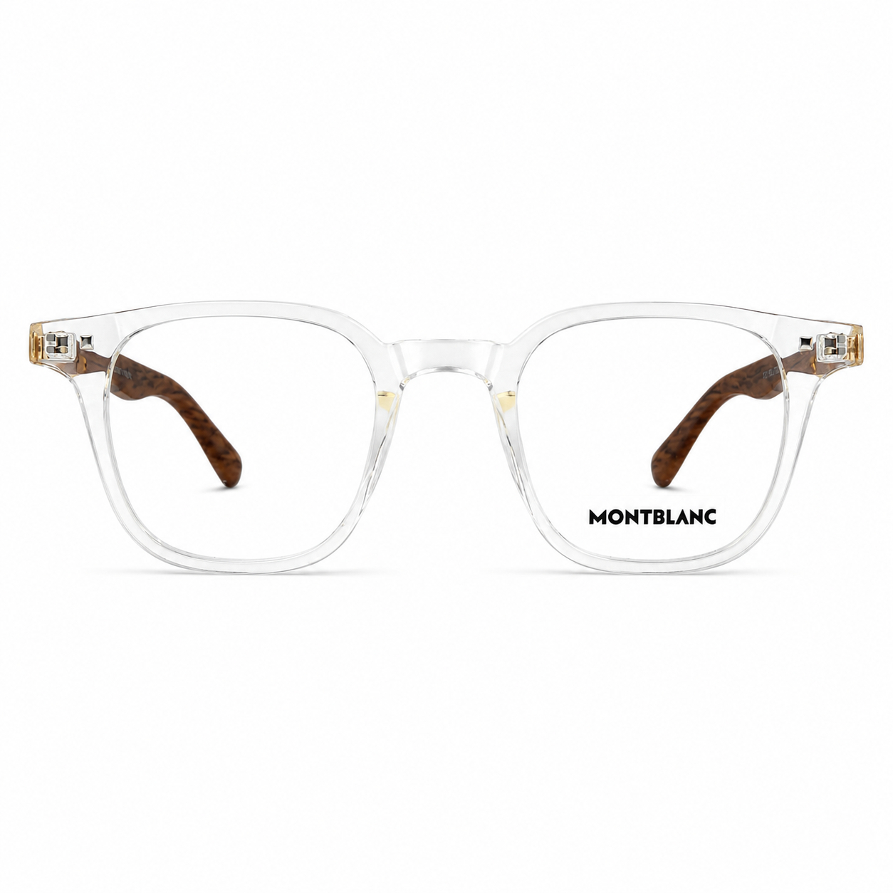 Montblanc Soft Square White Transparent Eyeglasses (2) Montblanc Soft Square White Transparent Eyeglasses (2)