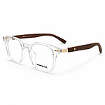 Montblanc Soft Square White Transparent Eyeglasses (3)