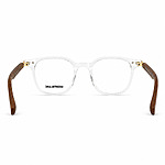 Montblanc Soft Square White Transparent Eyeglasses (5)