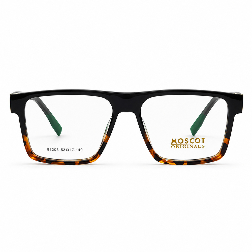 Moscot Rectangular Black Tigerprint Eyeglasses (2)