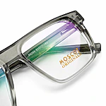 Moscot Rectangular Transparent Smoky Grey Eyeglasses (1)