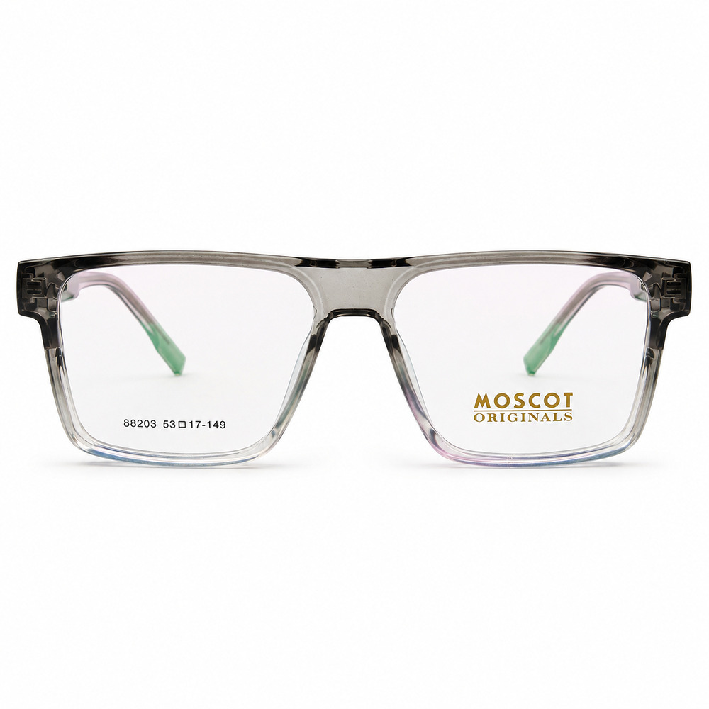 Moscot Rectangular Transparent Smoky Grey Eyeglasses (2)
