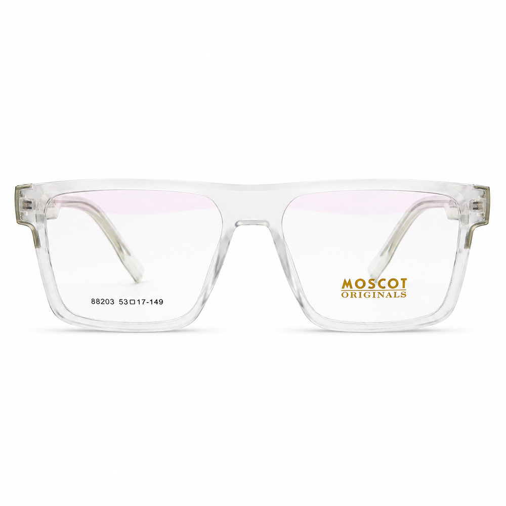 Moscot Rectangular Transparent White Eyeglasses (2)