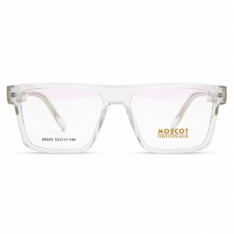 Moscot Rectangular Transparent White Eyeglasses (2)