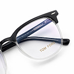 Tomford Clubmaster Black Trasnparet Eyeglasses (1)