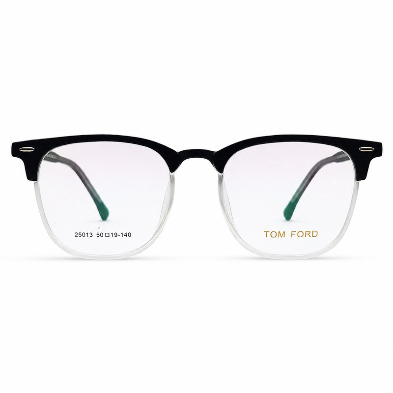 Tomford Clubmaster Black Trasnparet Eyeglasses (2)