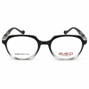 Bueid 600269 Black & Clear Kids Square Prescription Eyeglasses Frame 5