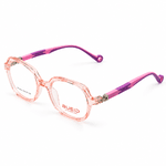 Bueid 600269 Pink & Purple Kids Square Prescription Eyeglasses Frame 3