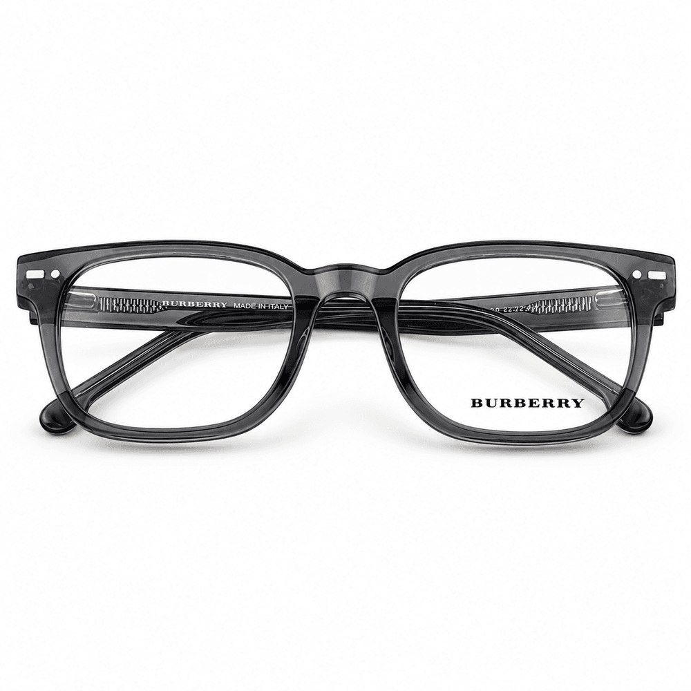 Burberry Y2430 Transparent Grey Square Prescription Eyeglasses Frame 1
