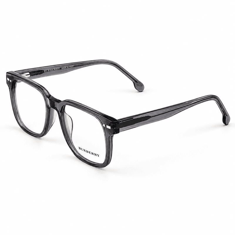 Burberry Y2430 Transparent Grey Square Prescription Eyeglasses Frame 4