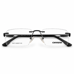 Carrera 90713 C2 Black Rimless Rectangle Prescription Eyeglasses Frame 1