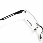 Carrera 90713 C2 Black Rimless Rectangle Prescription Eyeglasses Frame 3