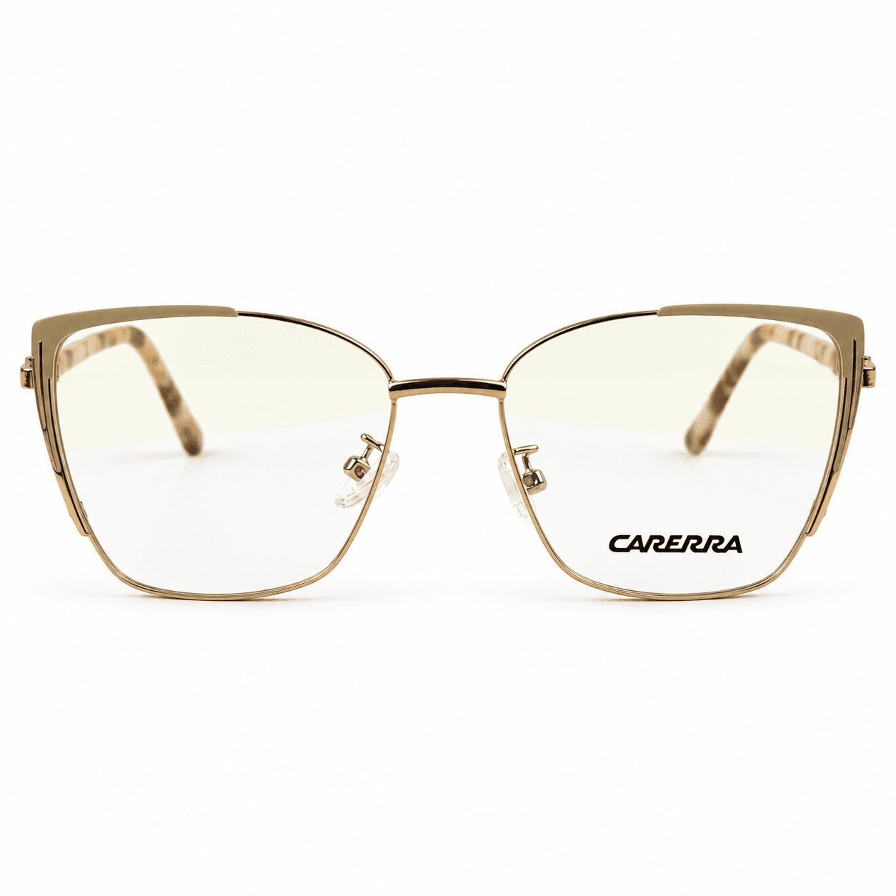 Carrera Gold & Tortoise Cat Eye Prescription Eyeglasses Frame 5 Carrera Gold & Tortoise Cat Eye Prescription Eyeglasses Frame 5