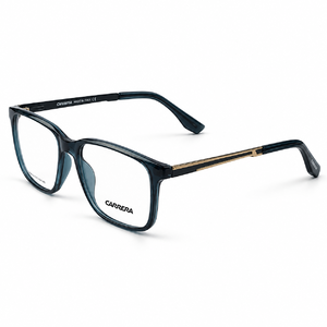 Carrera Tr80414 C3 Blue & Gold Rectangle Prescription Eyeglasses Frame 4