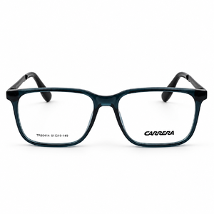Carrera Tr80414 C3 Blue & Gold Rectangle Prescription Eyeglasses Frame 5
