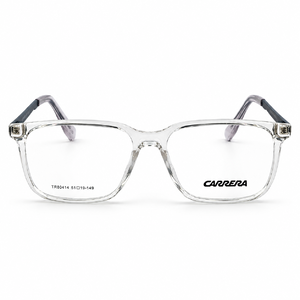 Carrera Tr80414 C9 Clear & Dark Grey Rectangle Prescription Eyeglasses 5
