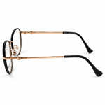 Gucci Gg0612o 001 Black & Gold Round Prescription Eyeglasses Frame 3
