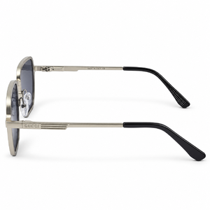 Gucci Light Gold & Black Square Designer Sunglasses (c2) 3