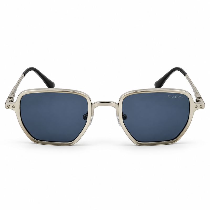 Gucci Light Gold & Black Square Designer Sunglasses (c2) 4