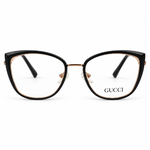 Gucci Tr3083 Black & Rose Gold Cat Eye Prescription Eyeglasses Frame 5